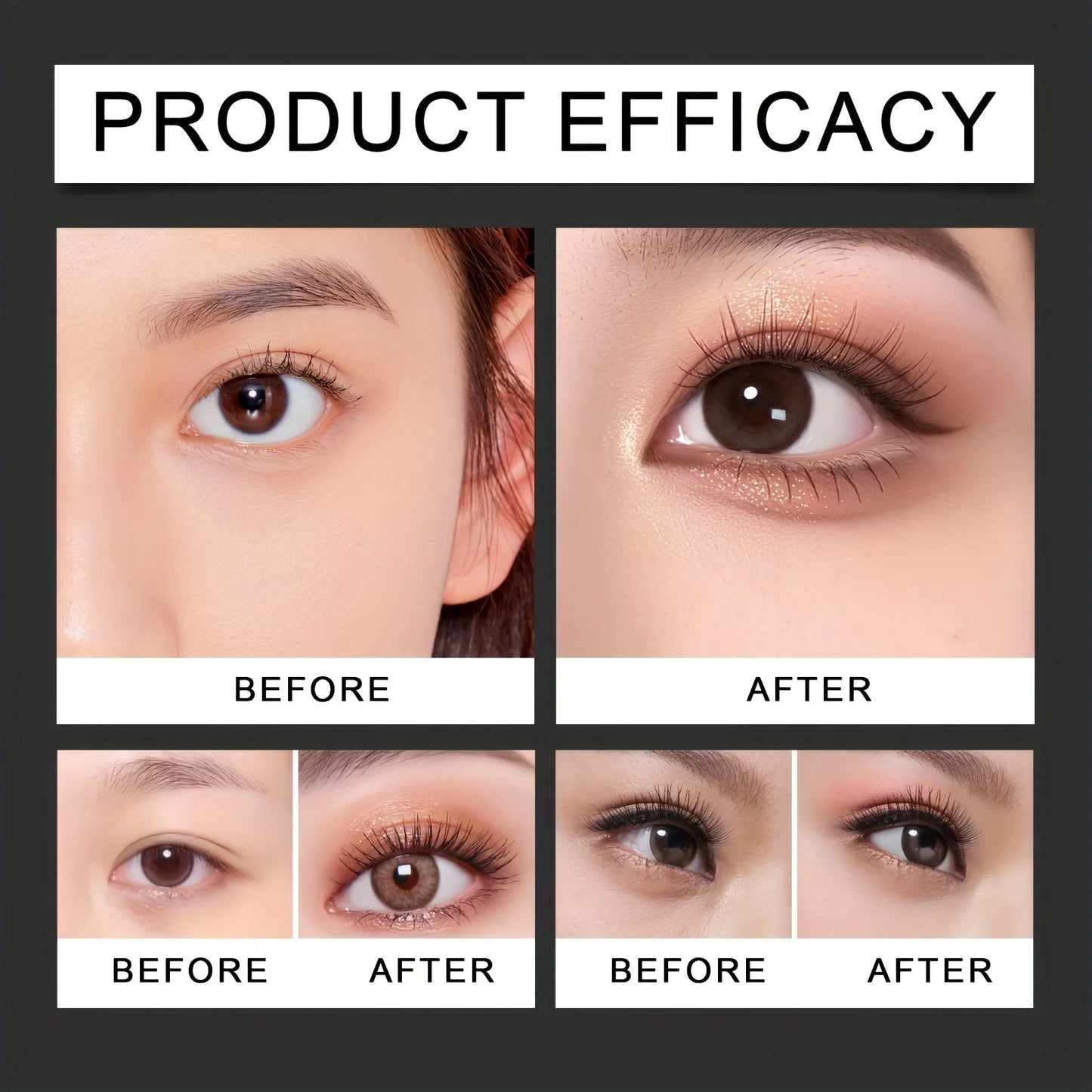 Eye Makeup Assistant - 2 Special Eyeshadow Brushes, Eyeshadow Tools, Quick Makeup Templates, Eyeshadow Molds, Suitable