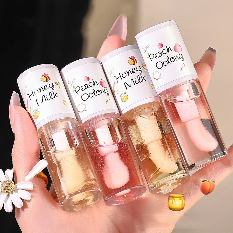 Korean Beauty Lip Gloss – Moisturizing Ink Jelly Balm for Shiny Lips