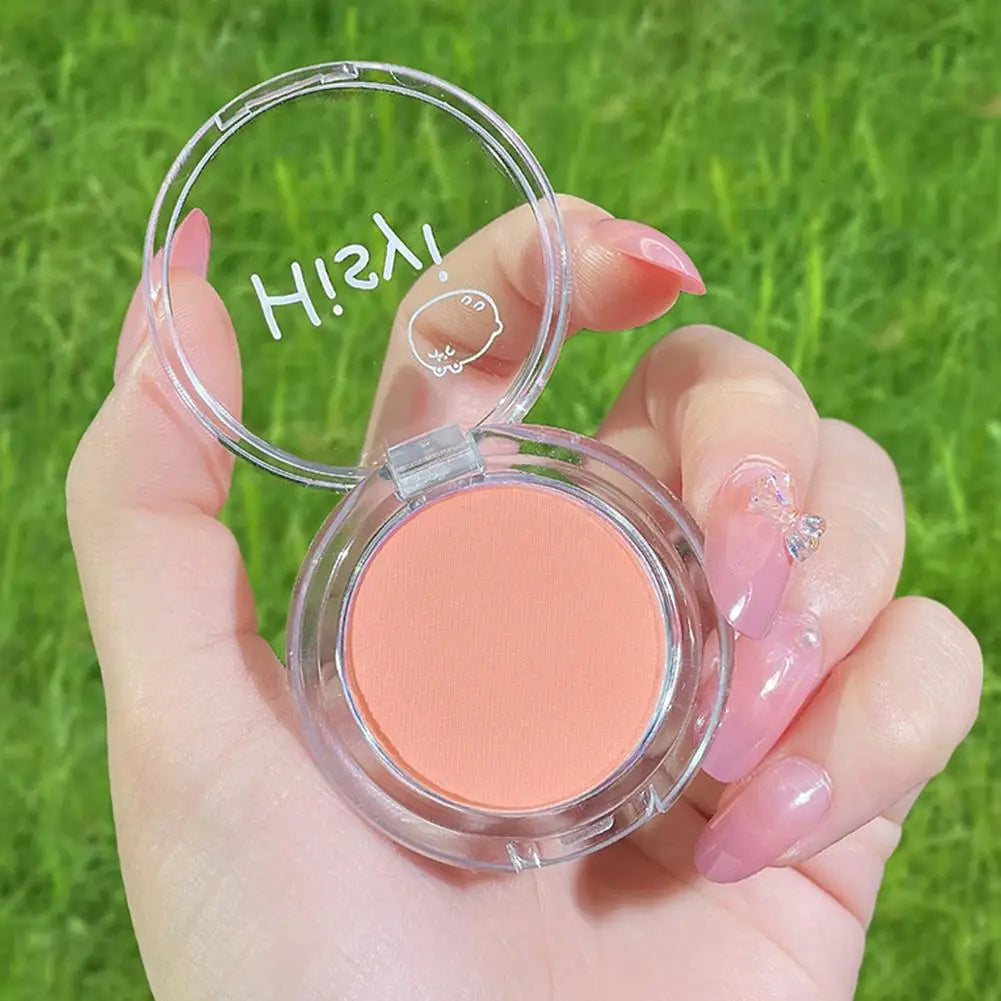 Girl Matte Blush Peach Cream Makeup Pink Blush Red Blush Cheek Cosmetics Blush Tint Blusher Cheek Palette Contour Ro W9J3