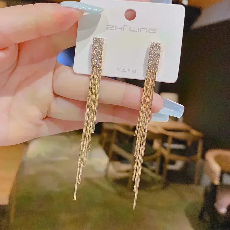 Geometric Rhombus Double Layer Combination Design Earrings For Women Simple Fashion Daily Accessory Party Jewelry Birthday Gifts