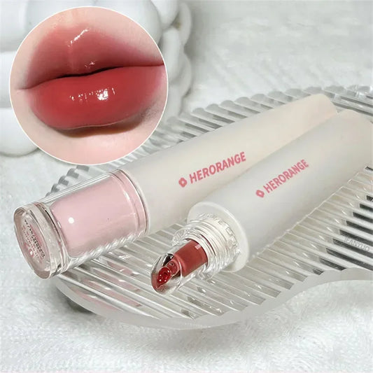 Korean Lip Gloss – Crystal Jelly Liquid, Plumping & Moisturizing Lipstick