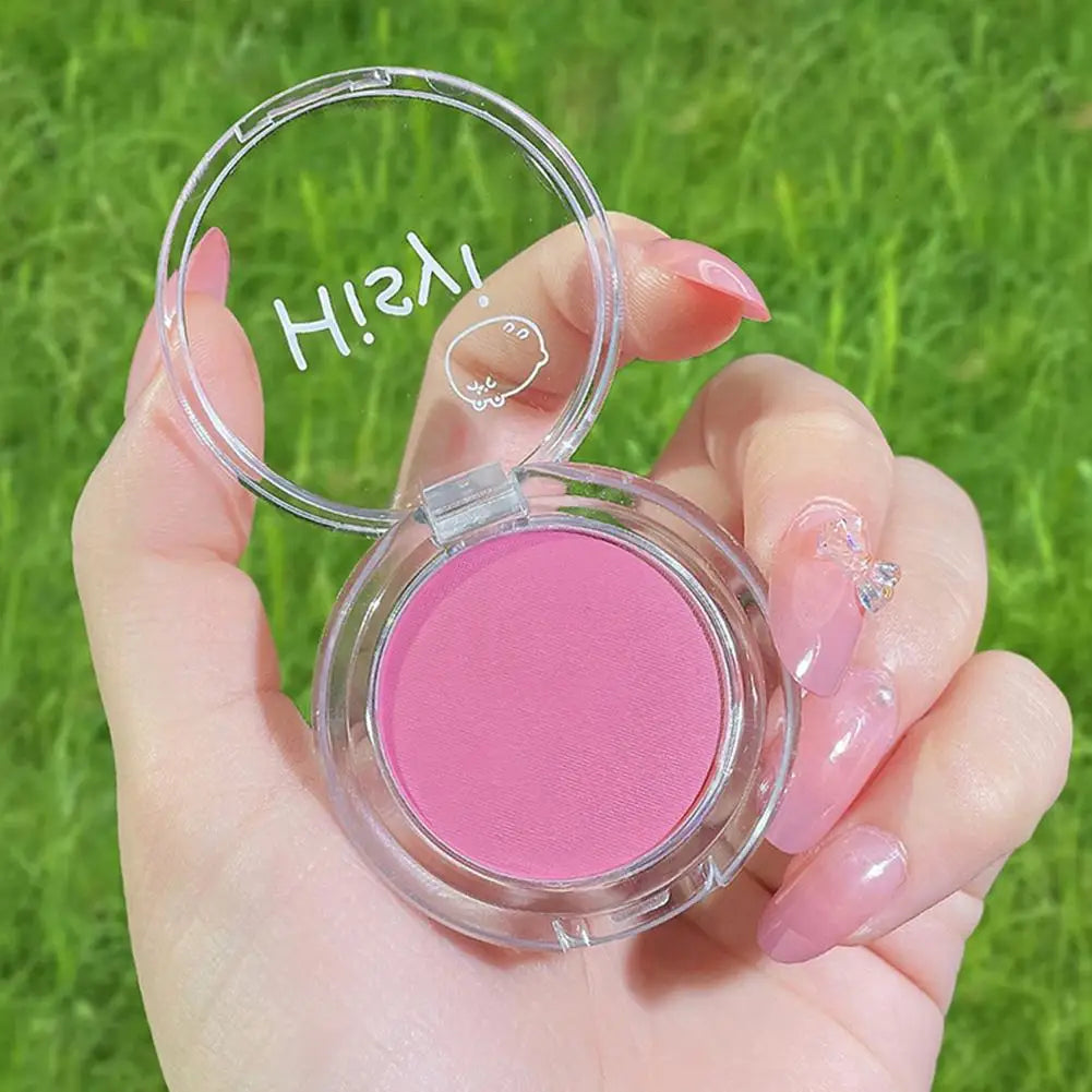 Girl Matte Blush Peach Cream Makeup Pink Blush Red Blush Cheek Cosmetics Blush Tint Blusher Cheek Palette Contour Ro W9J3