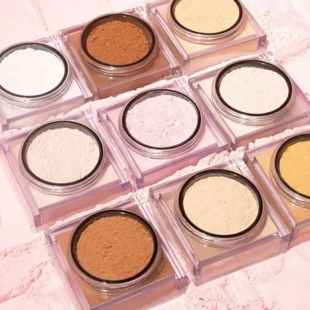 Loose Baking Setting Powder Oil Control Natural Face Matte HUDA Waterproof BrighTening Loose Powder Makeup Cosmetics