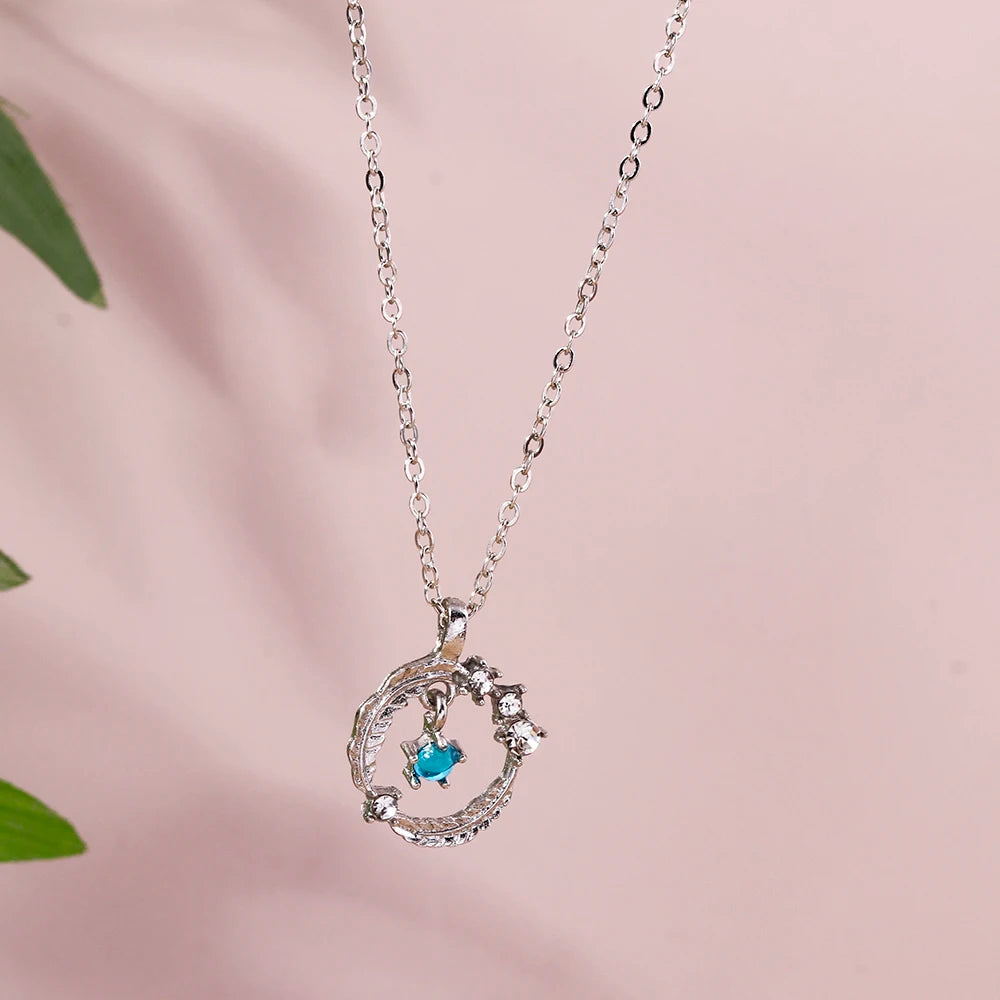 Y2K Crystal Butterfly Heart Necklace Fashion Kpop Shiny Clavicle Chain Necklaces for Women Girls New Trend Party Gifts Jewelry