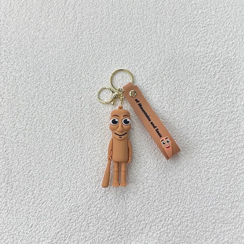 Italian Brainrot Animals Keychains for Accessories Funny Sigma Skibidi Rizz Cat Silly Meme Keyrings Fans Friends Gifts Wholesale
