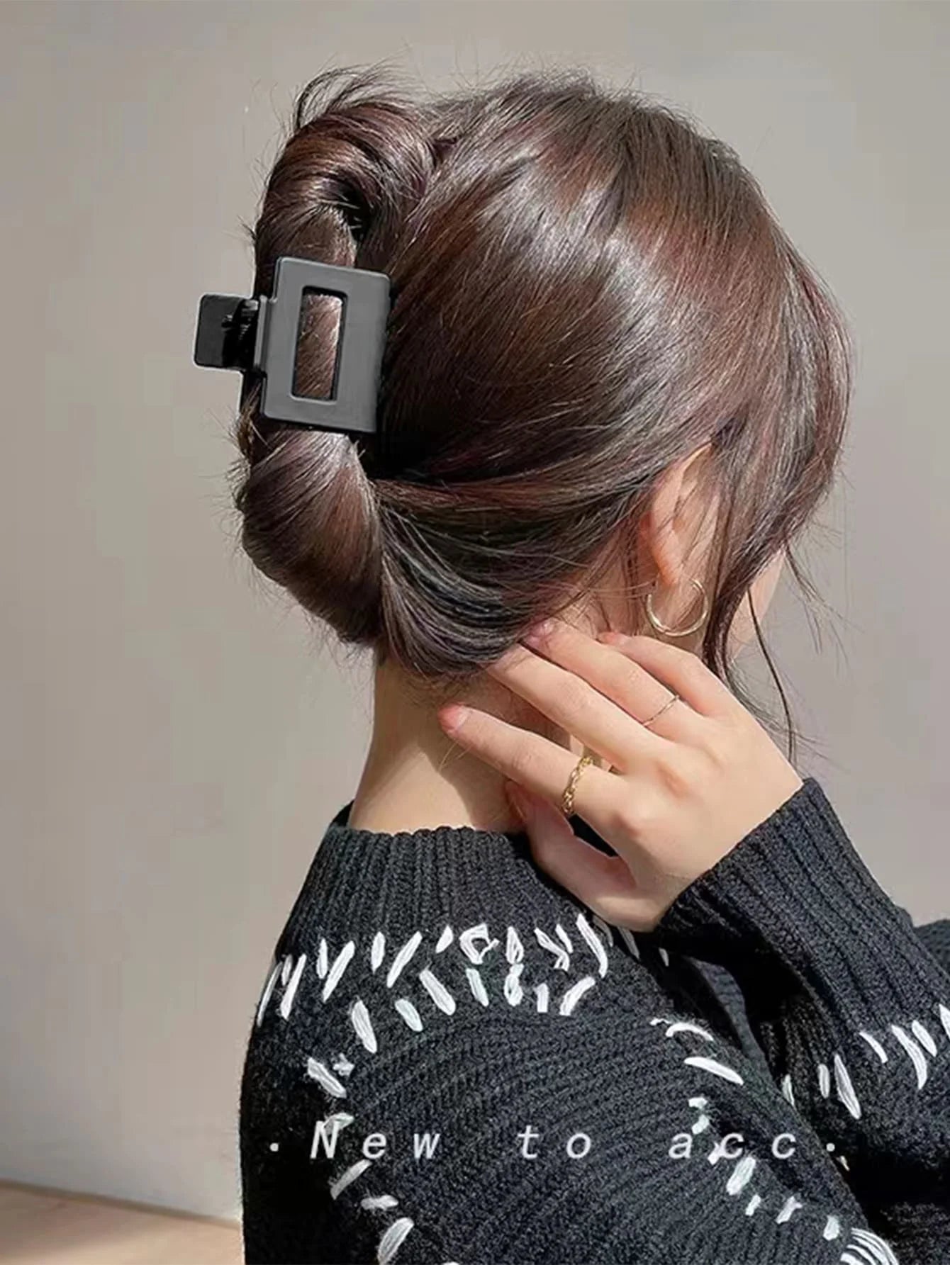 5 Pcs Mixed Colors And Shapes Big Hair Claw Clips for Women Girls Thin Thick Curly Hair, Strong Hold Jaw Clips.