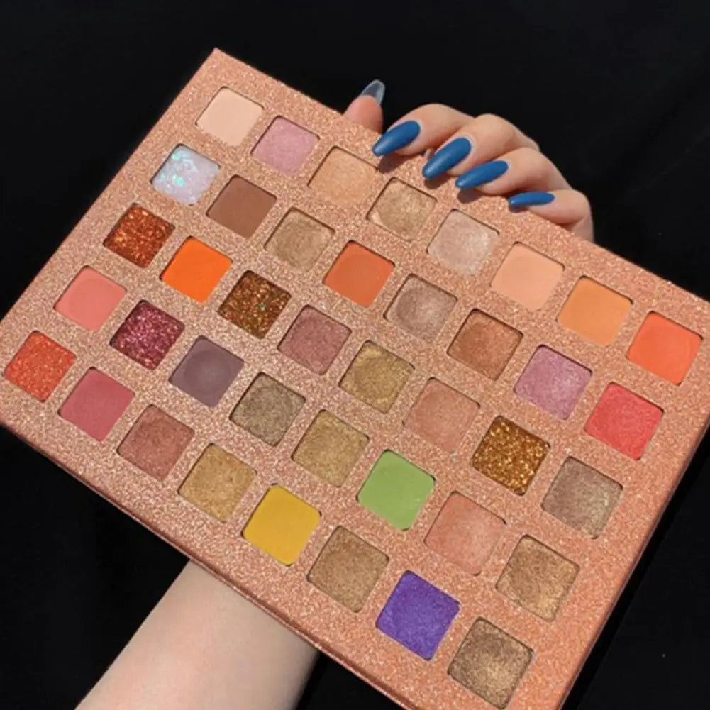 40 Colors Spotlight Eyeshadow Palette Shimmer Painting Galaxy Eyeshadow Kit Matte Pigmented Payoff Eye Shadow Powder Makeup
