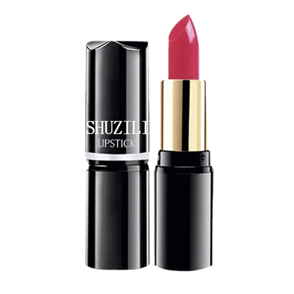 SHUZILI Moisturizing  Lipstick Velvet High Quality Lipsticks Shiny Professional Korean Makeup Cosmetic For Lip Women