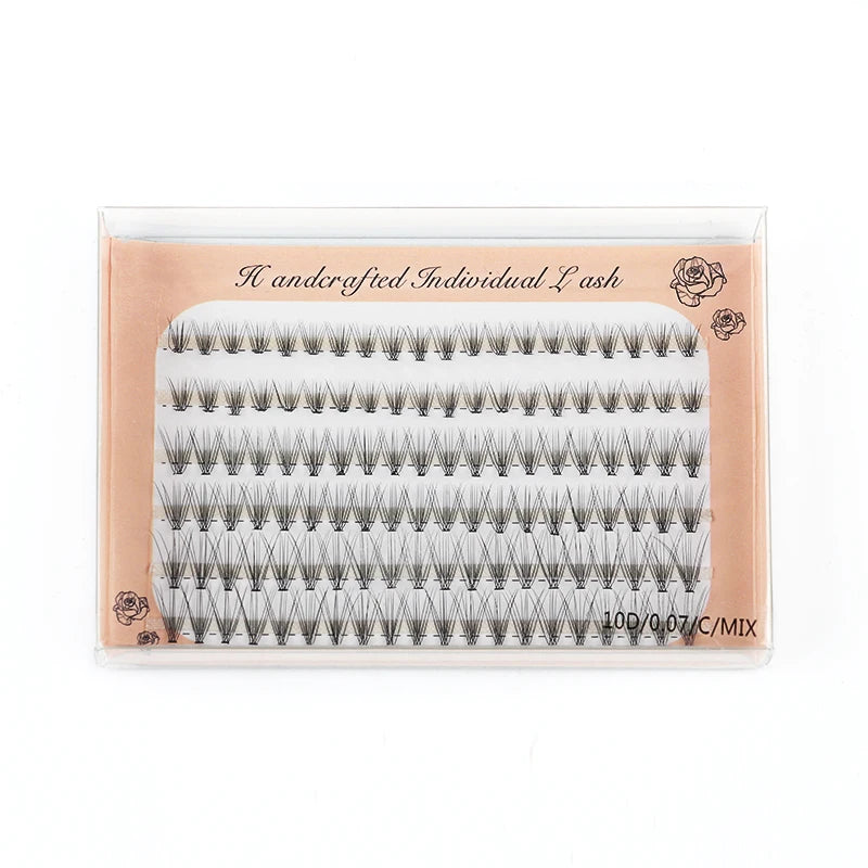6 Rows 120 Bundles Eyelash Extension Natural Russian Volume Faux Cils Eyelashes Individual 10/20/30D Cluster False Lashes Makeup