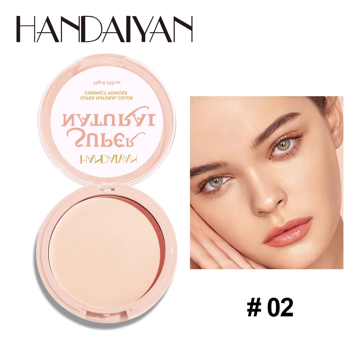 8-Color Matte Pressed Powder – Full Coverage, Oil Control & Waterproof