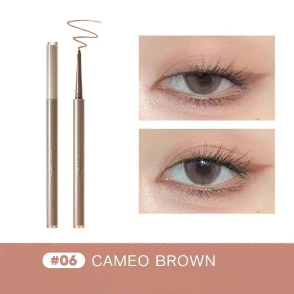 Judydoll Black Brown Waterproof Eyeliner Gel Pen Smooth Not Blooming Lasting Eye Liner Lying Silkworm Pencil Korean Eyes Makeup