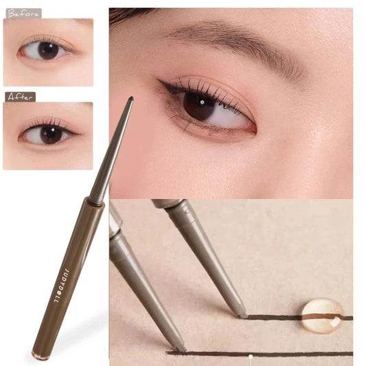 Judydoll Black Brown Waterproof Eyeliner Gel Pen Smooth Not Blooming Lasting Eye Liner Lying Silkworm Pencil Korean Eyes Makeup