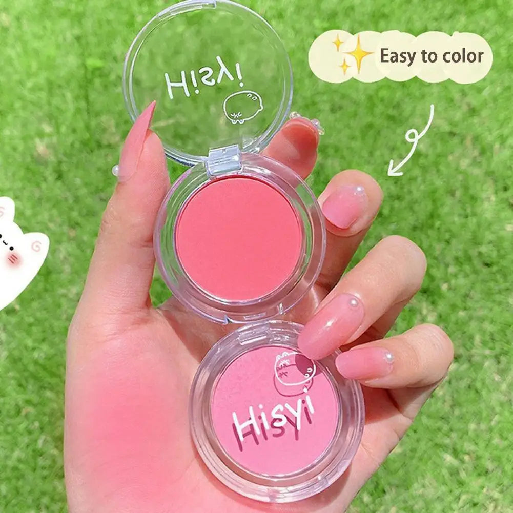 Girl Matte Blush Peach Cream Makeup Pink Blush Red Blush Cheek Cosmetics Blush Tint Blusher Cheek Palette Contour Ro W9J3