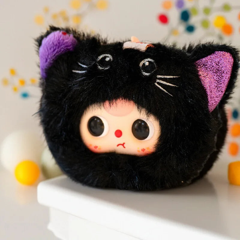 Baby Three Storage Pouches Vinyl Plush Blind Box Trendy Toy Cute Bag Charm Decorative Accessories Keychain Girl Surprise Gift