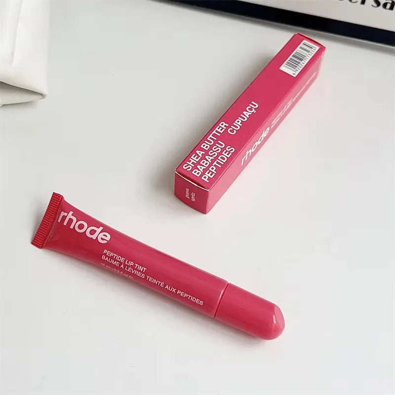 Rhodee Blusher Rouge Powder Pocket Blush Lip Gloss Cheek Hydrating Stick Natural Cream Lipstick Cheek Easy Apply Color Makeup