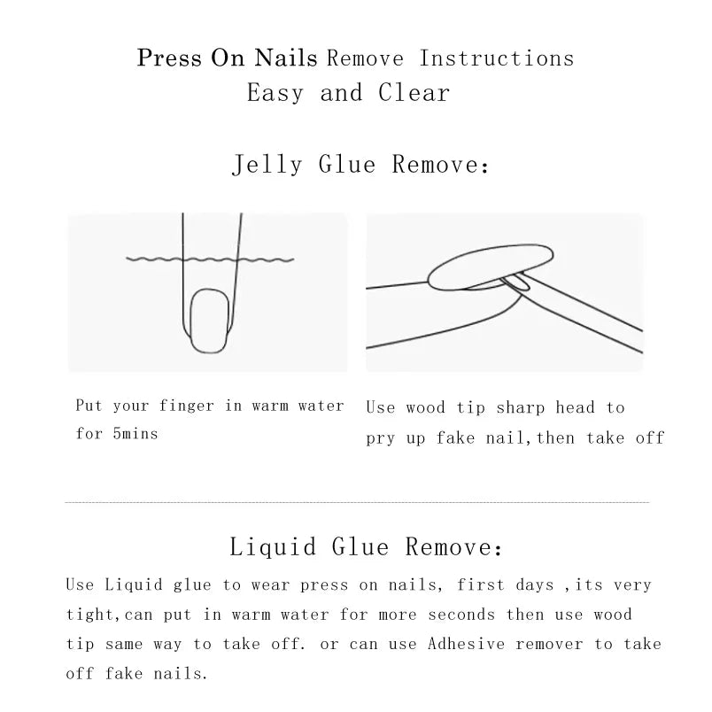 Handmade Press On Nails Reusable Decoration Fake Nail Full Cover Artificial Manicuree Wearable Nails CN003