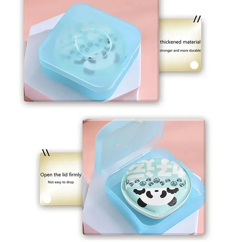 1pcs Camera Empty Air Cushion Puff Box Portable Cosmetic Makeup Case Container Without Powder Sponge For BB Cream Foundation