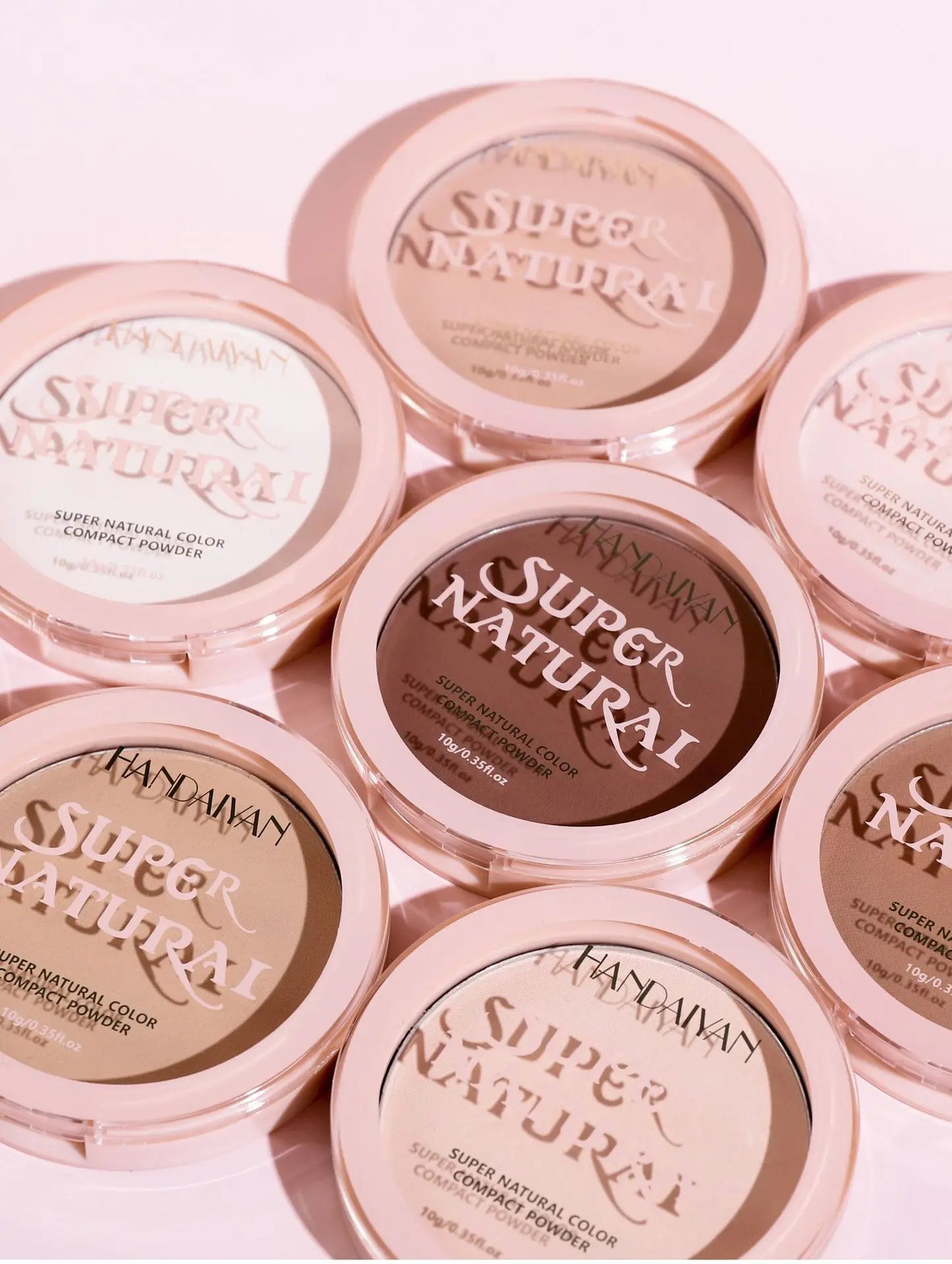 8-Color Matte Pressed Powder – Full Coverage, Oil Control & Waterproof