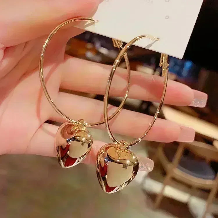 Geometric Rhombus Double Layer Combination Design Earrings For Women Simple Fashion Daily Accessory Party Jewelry Birthday Gifts