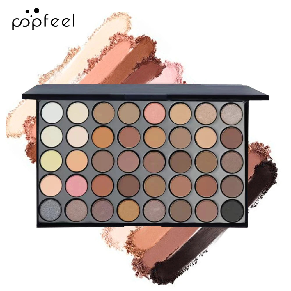 POPFEEL Eye Makeup Set – Eyeshadow, Eyeliner, Mascara & Eyebrow Pencil