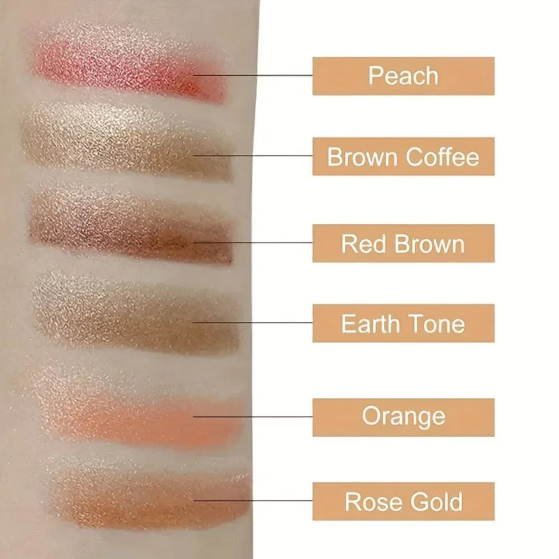Two Color Gradient Pearly Highlighter Eye Shadow Stick Three Dimensional Natural Without Taking Off Waterproof eyes Makeup girl