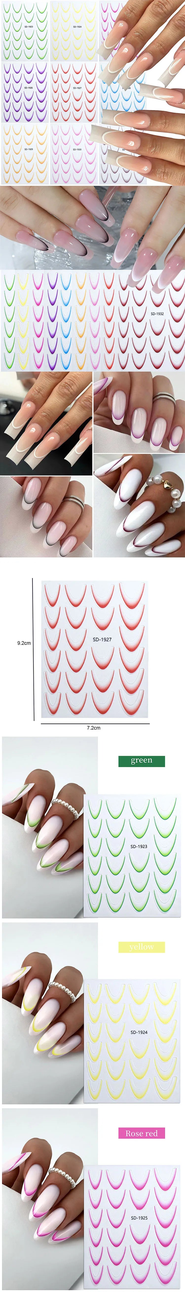 New Nails for Gluing Ready for Girls Short Fake Nails Press on  Artificial Fake Summer Ready-made Artificial Nails CDJ04