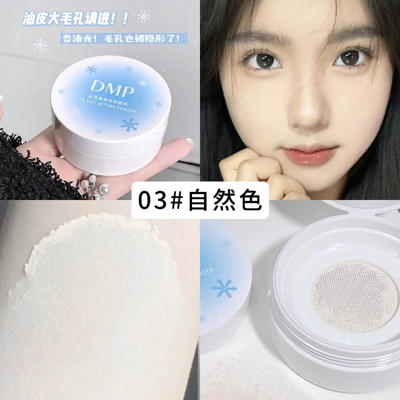 Matte Translucent Loose Powder Waterproof Oil-control Full Coverage Face Makeup Setting Finish Powder Korean Makeup Cosmetics