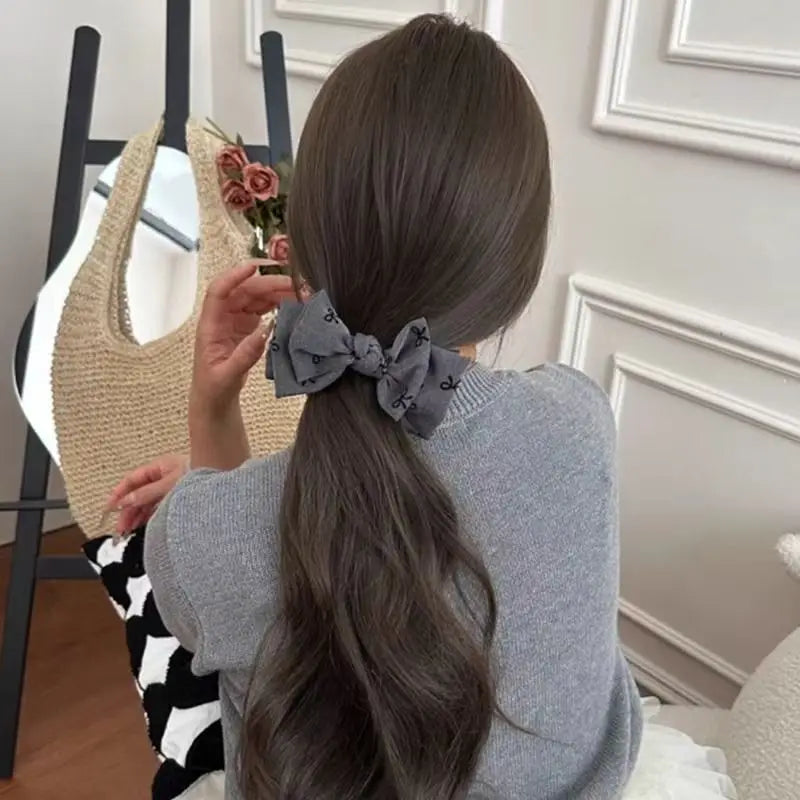 2/1pcs Bow Hair Clips-Women's Fashionable Ponytail Clips,Large Sweet Back of The Head Hair Clips,Perfect To Match Lifestyle