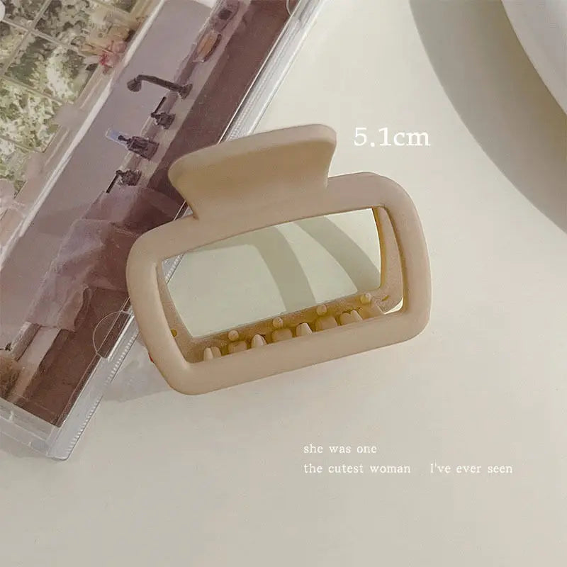 Medium Small Hair Clips for Women Claw Clips for Thick Thin Hair Strong Hold Matte Square Jaw Clips Hair Accessories Заколки