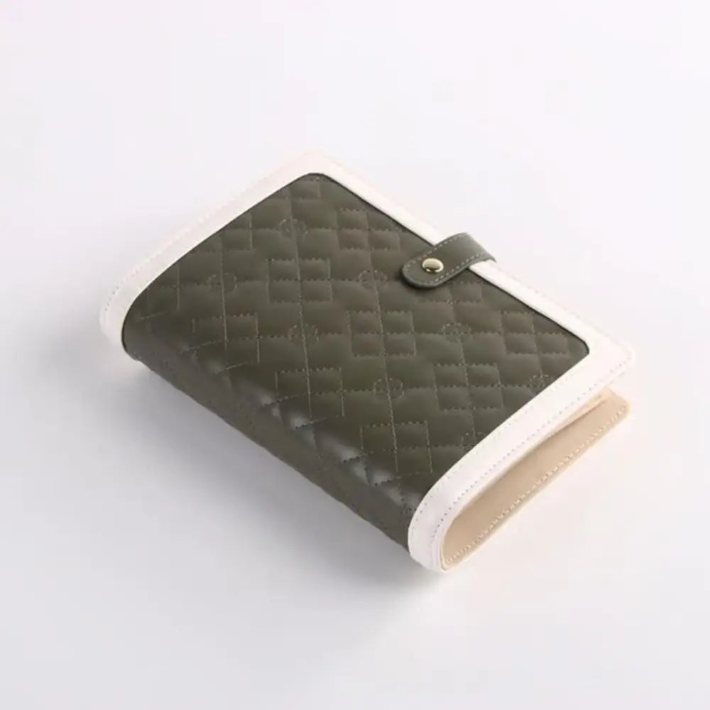 Portable PU Leather Jewelry Storage Book Jewellery Binder, Jewelry Organizer Roll, Small Anti Oxidation Jewelry Storage Bag