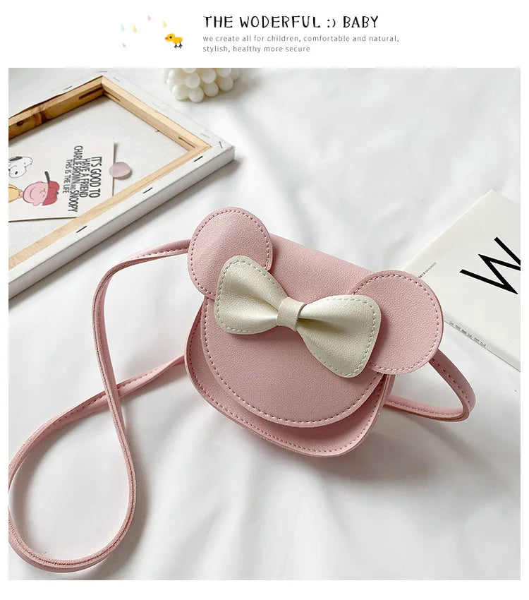 Disney Cartoon Messenger Bag Cute Mouse Mouse Styling Mini Shoulder Bags for Girls Fashion Small Crossbody Bag