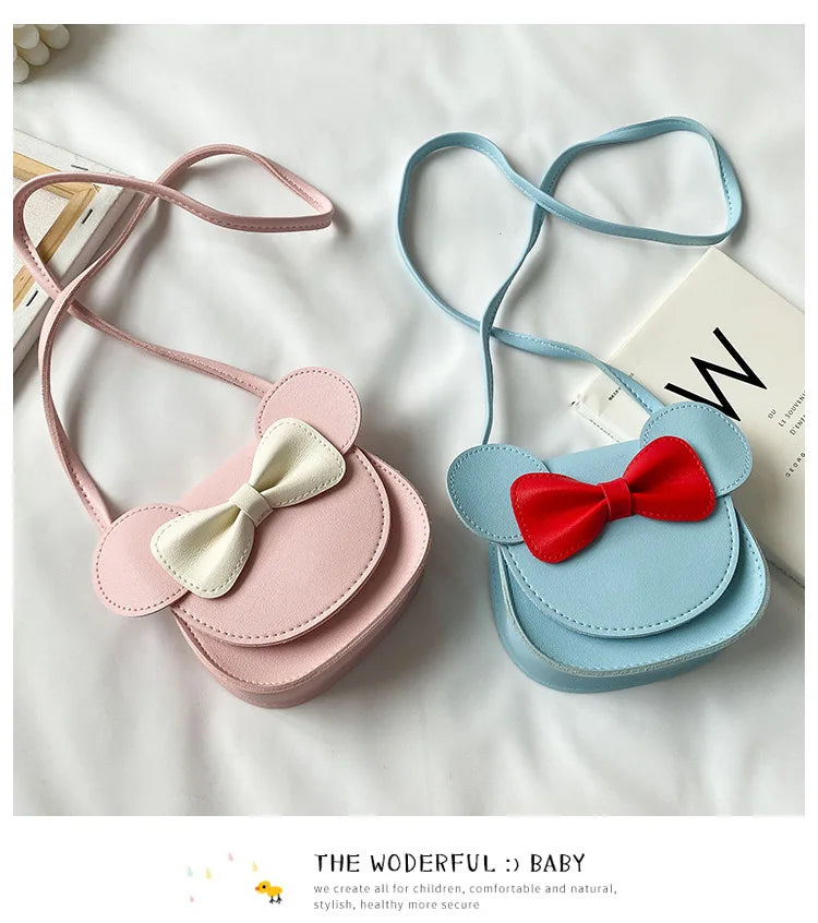 Disney Cartoon Messenger Bag Cute Mouse Mouse Styling Mini Shoulder Bags for Girls Fashion Small Crossbody Bag