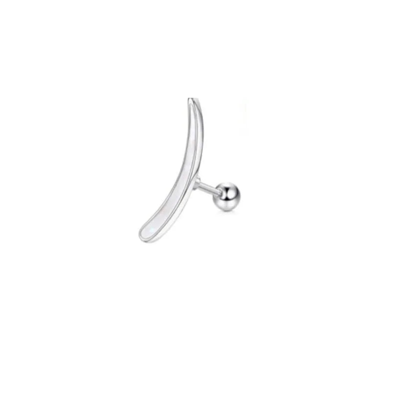 1Pc 16G Stainless Steel Screw Back Stud Earrings for Women Men, Fashion Cubic Zerconia Cartilage Conch Helix Ear Piercing Jewels