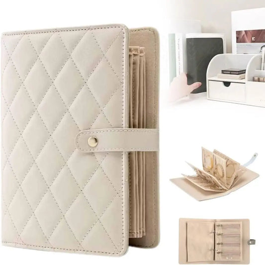 Portable PU Leather Jewelry Storage Book Jewellery Binder, Jewelry Organizer Roll, Small Anti Oxidation Jewelry Storage Bag