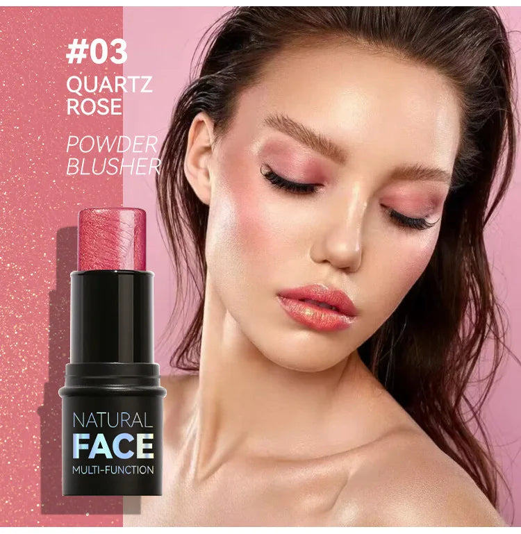 Face Contour Bronzer Stick Face Brighten Highlighter Bar Shimmer Highlighter Blush Stick Concealer Cream Makeup Tool Cosmetics