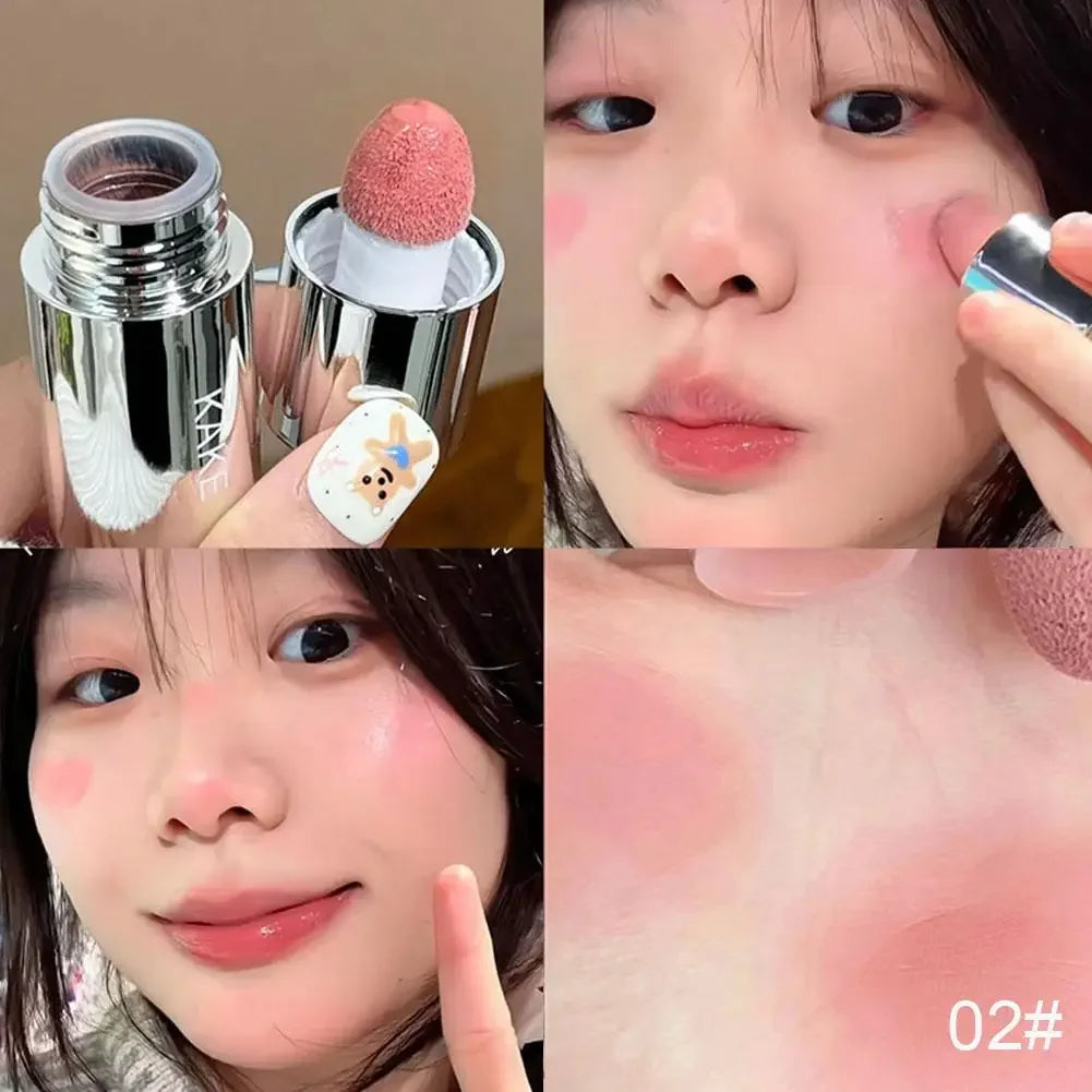 Liquid Blusher Face Contour Highlight Eye Shadow Stick Creamy All-in-one Makeup Waterproof Face Silky Texture Blush W0N3