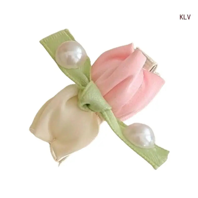 Fashionable Flower Fabric Hair Clip Uniuqe Headwear Hair Accessory Hiarpin For Adding Sophistication To Your Look