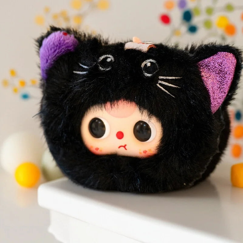 Baby Three Storage Pouches Vinyl Plush Blind Box Trendy Toy Cute Bag Charm Decorative Accessories Keychain Girl Surprise Gift