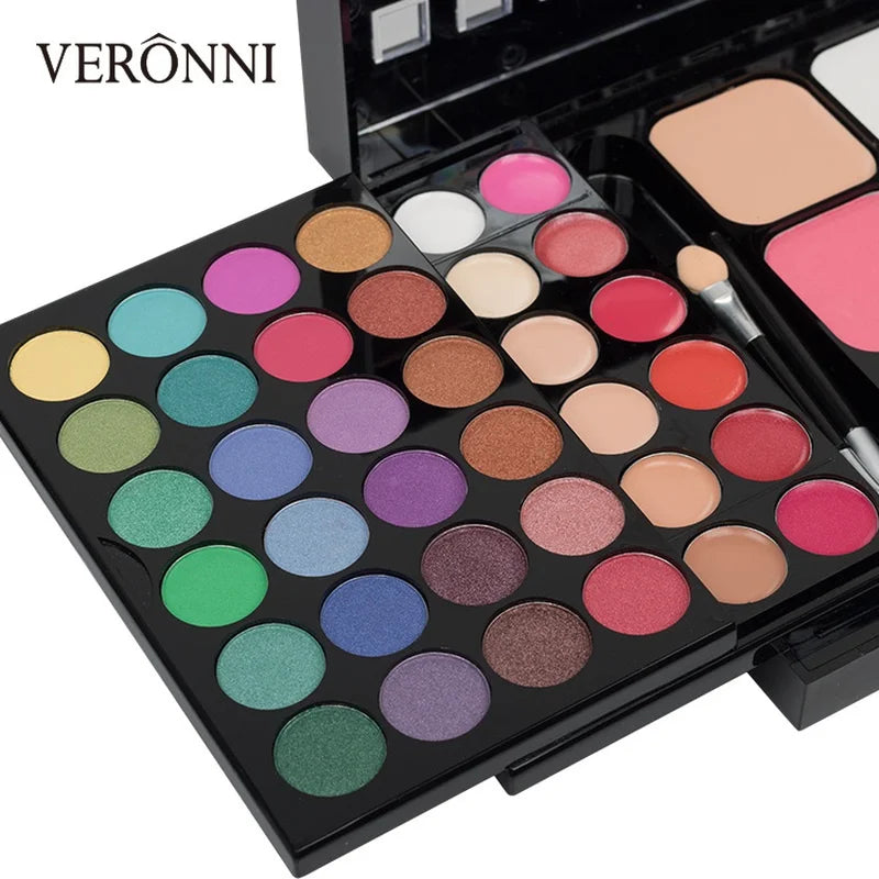 Large Multi-Color Eyeshadow Palette – 40/74/78 Shades Matte & Shimmer