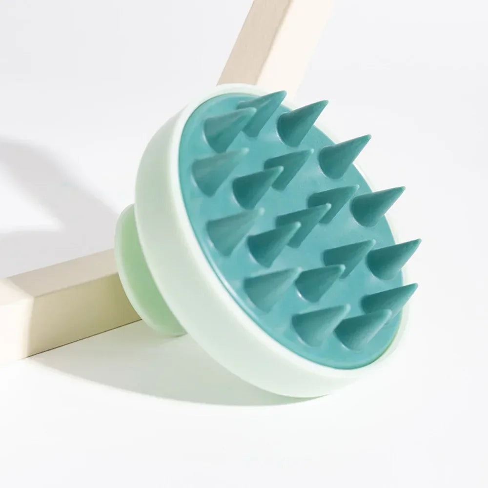 Silicone Shampoo Brush Scalp Antipruritic Massage Hair Washing Combs Body Cleansing Exfoliator Bathing Brushes Hairdressing Tool