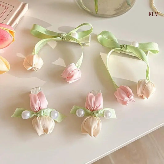 Fashionable Flower Fabric Hair Clip Uniuqe Headwear Hair Accessory Hiarpin For Adding Sophistication To Your Look