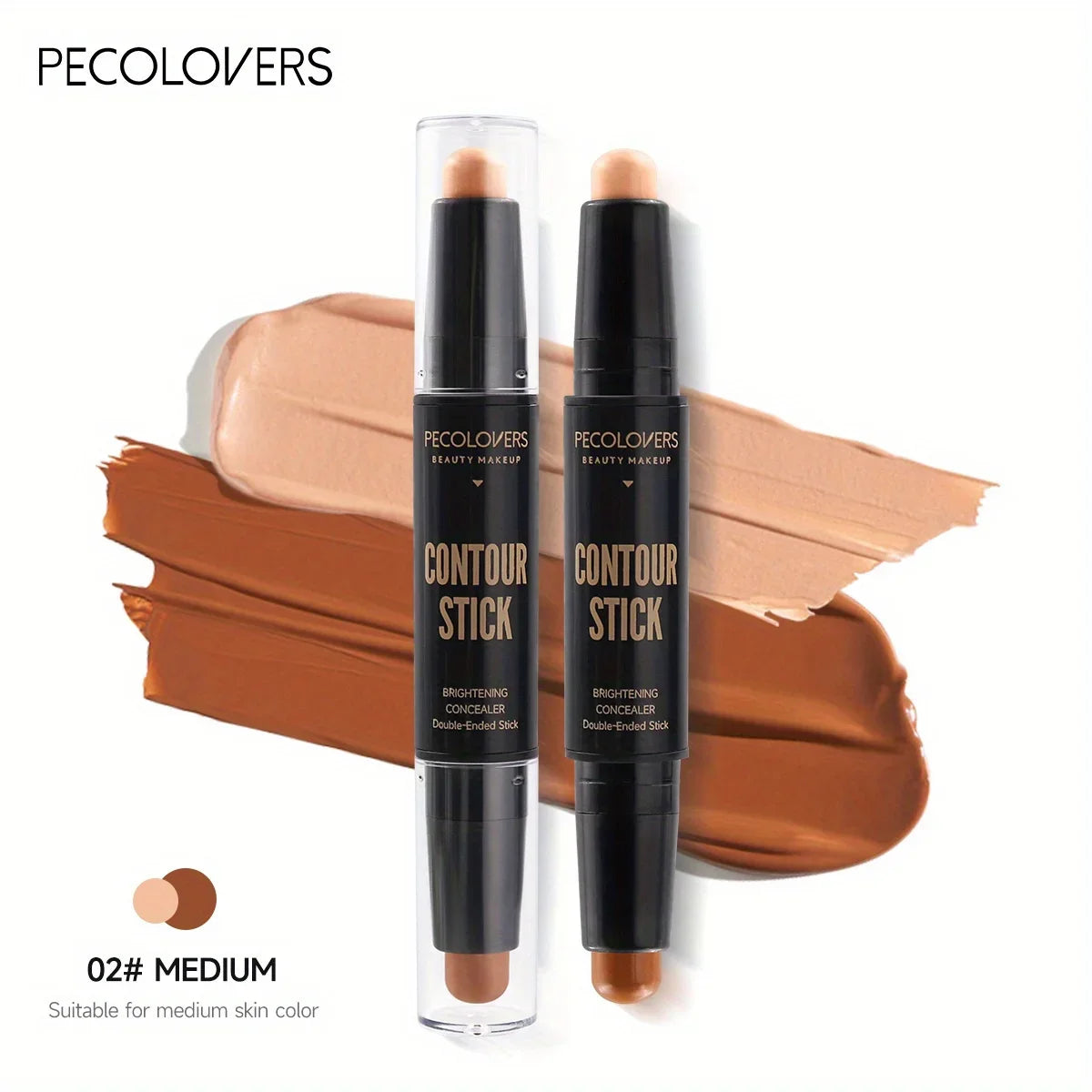Korean Double Head Highlight & Contour Makeup Pen – Waterproof & Long Lasting