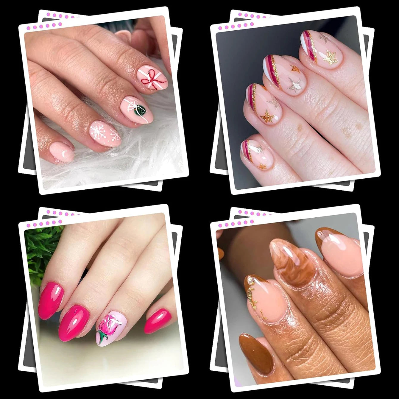 120PCS-Short almond semi-frosted fake nails - perfect for nail design and salon extensions  perfect for dating and everyday wear