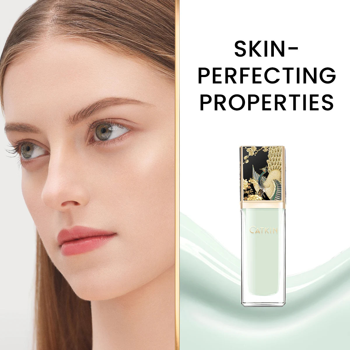 CATKIN Foundation Primer & Gel - Minimizes look of pores, fine lines, and Imperfections, All skin types