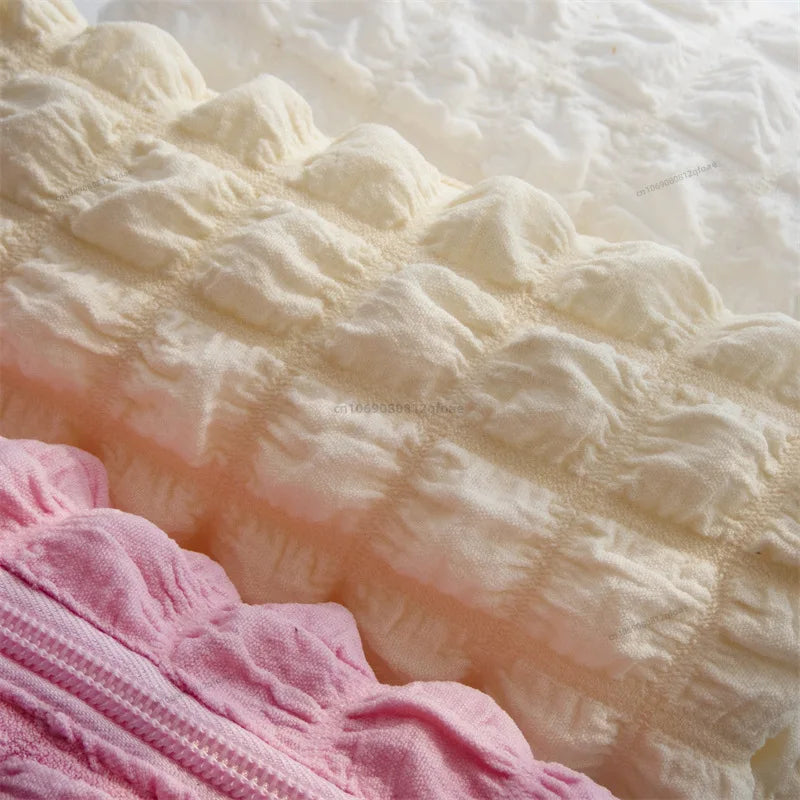 Cute Puffs Pencil Case Bag For Girls Boys Kawaii Stationery Bag Pen Pouch Box Large Capacity Student Back To School Supplies