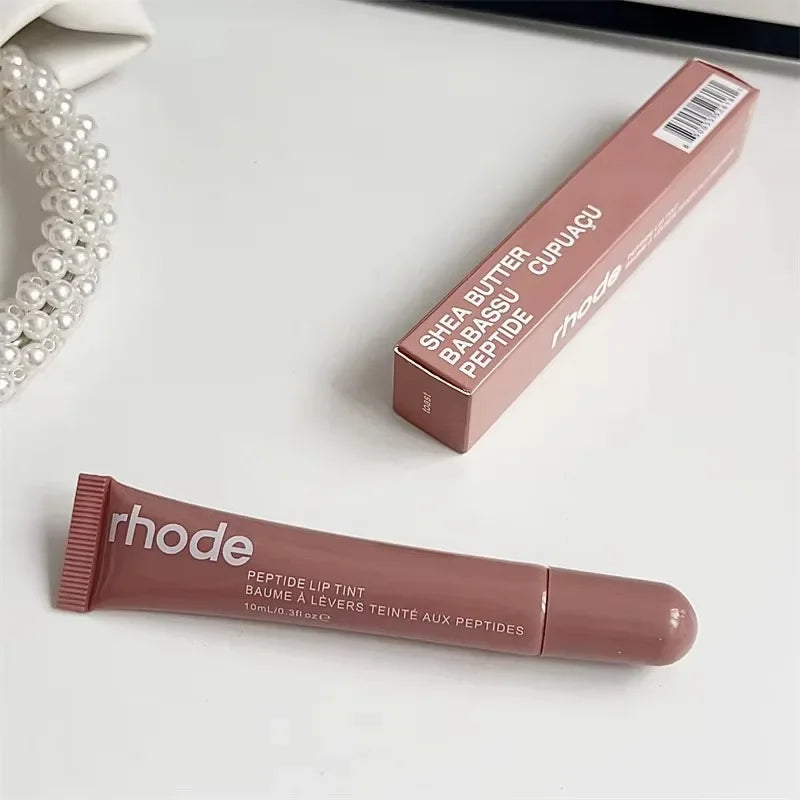 Rhodee Blusher Rouge Powder Pocket Blush Lip Gloss Cheek Hydrating Stick Natural Cream Lipstick Cheek Easy Apply Color Makeup