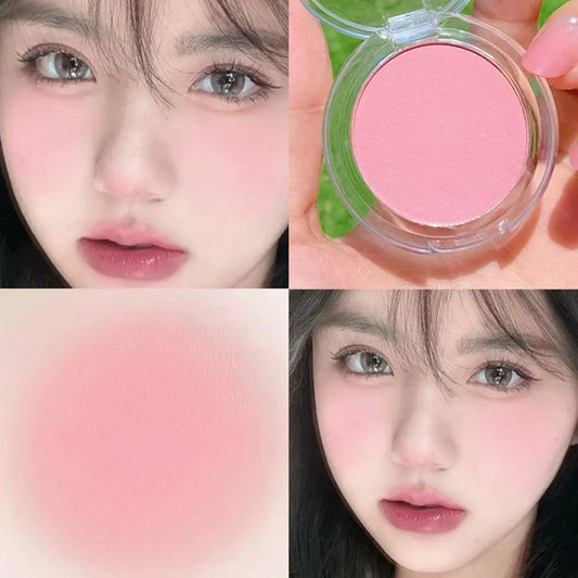 Girl Matte Blush Peach Cream Makeup Pink Blush Red Blush Cheek Cosmetics Blush Tint Blusher Cheek Palette Contour Ro W9J3