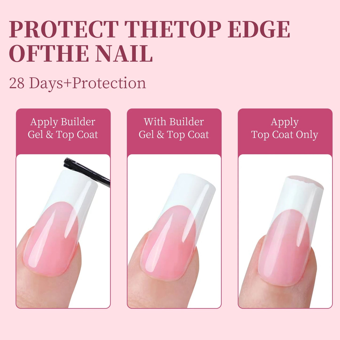 9 Palace lattice Almond Blend French Fake nails Simple Oval nude powder full cover press nails white edge Artificial removable