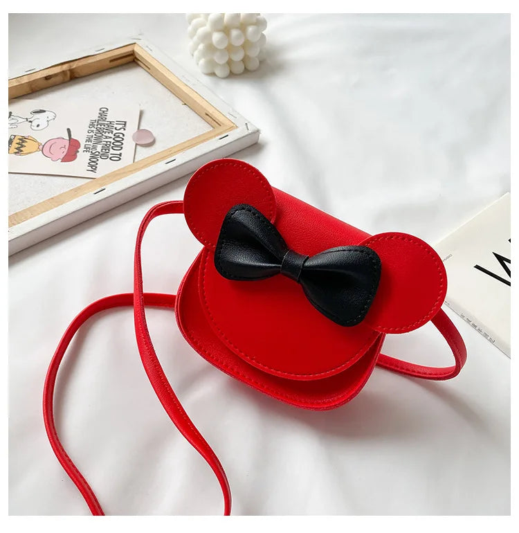 Disney Cartoon Messenger Bag Cute Mouse Mouse Styling Mini Shoulder Bags for Girls Fashion Small Crossbody Bag