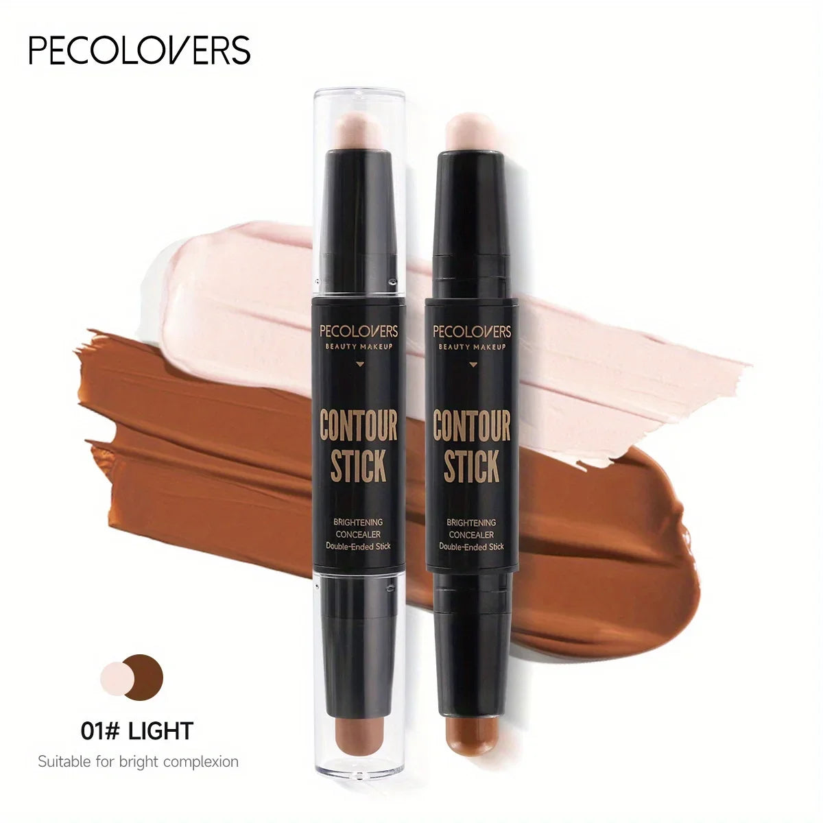 Korean Double Head Highlight & Contour Makeup Pen – Waterproof & Long Lasting